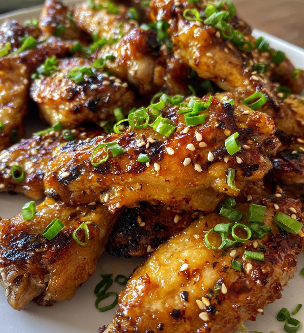 pineapple teriyaki chicken wings recipe - detail 1