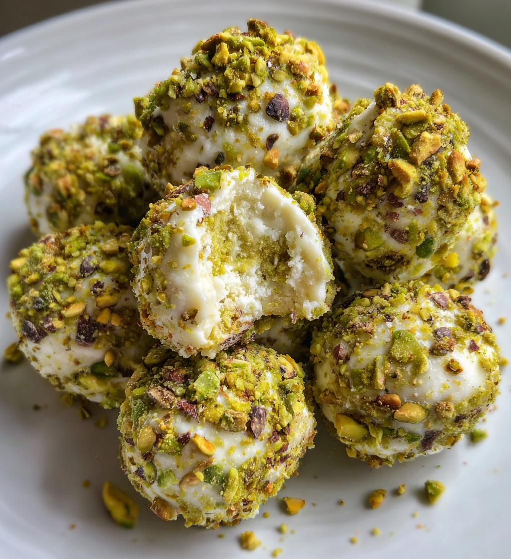 pistachio white chocolate truffles recipe