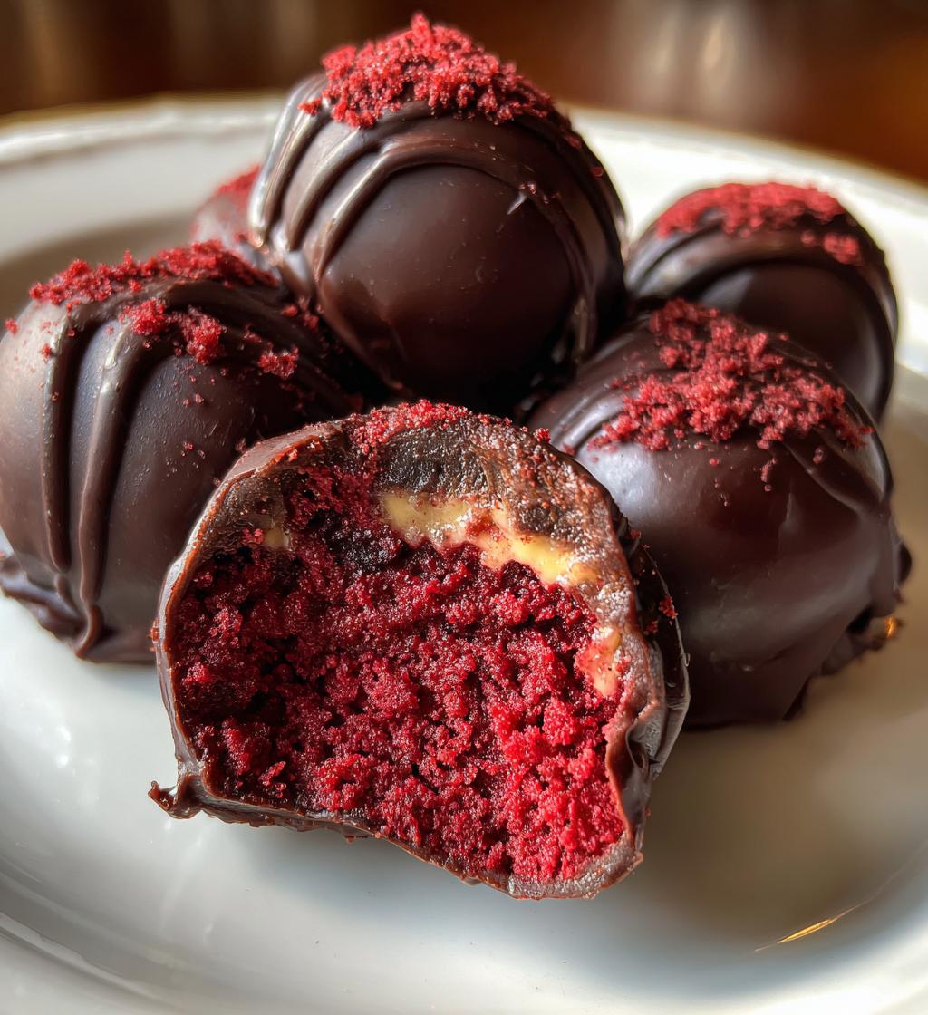 red velvet cake truffles recipe - detail 1
