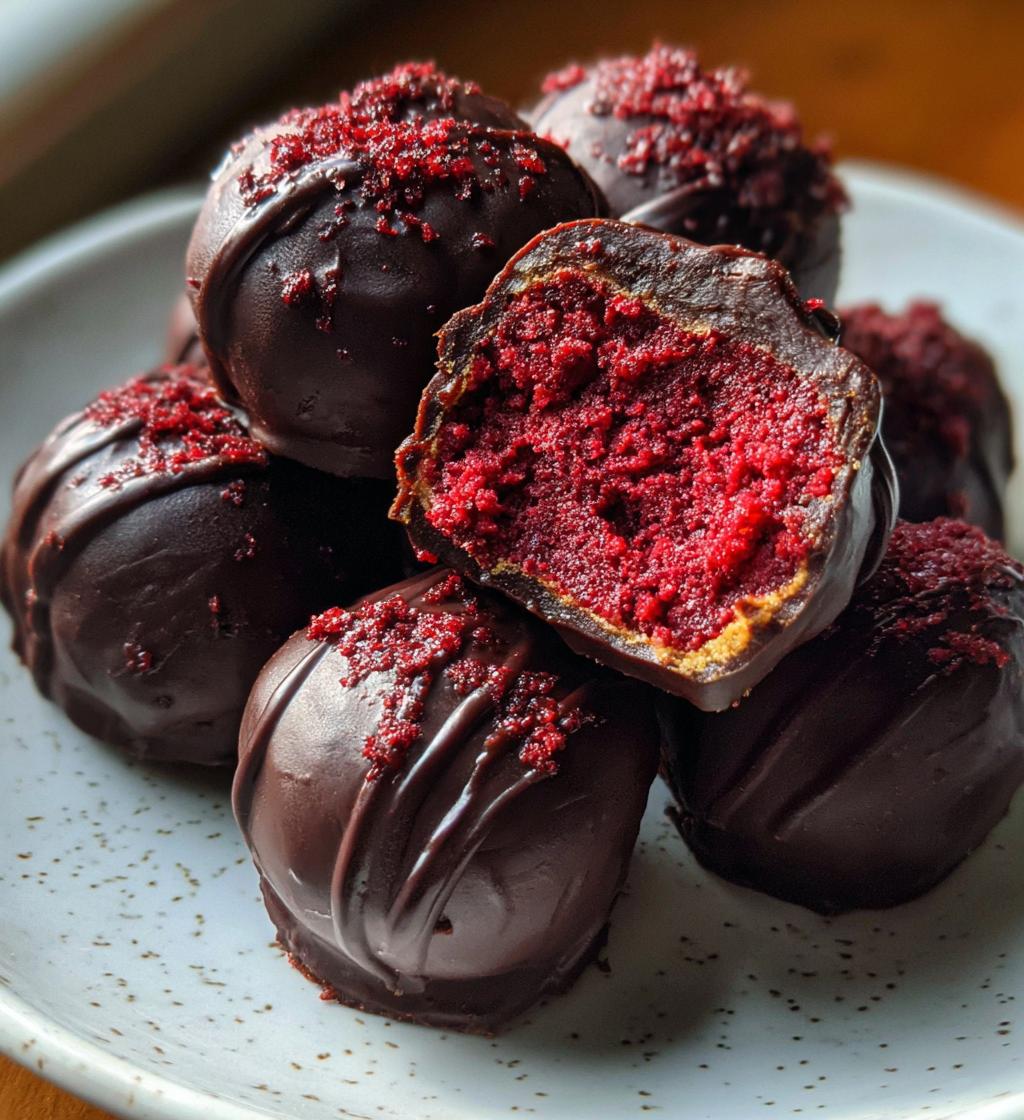 red velvet cake truffles recipe