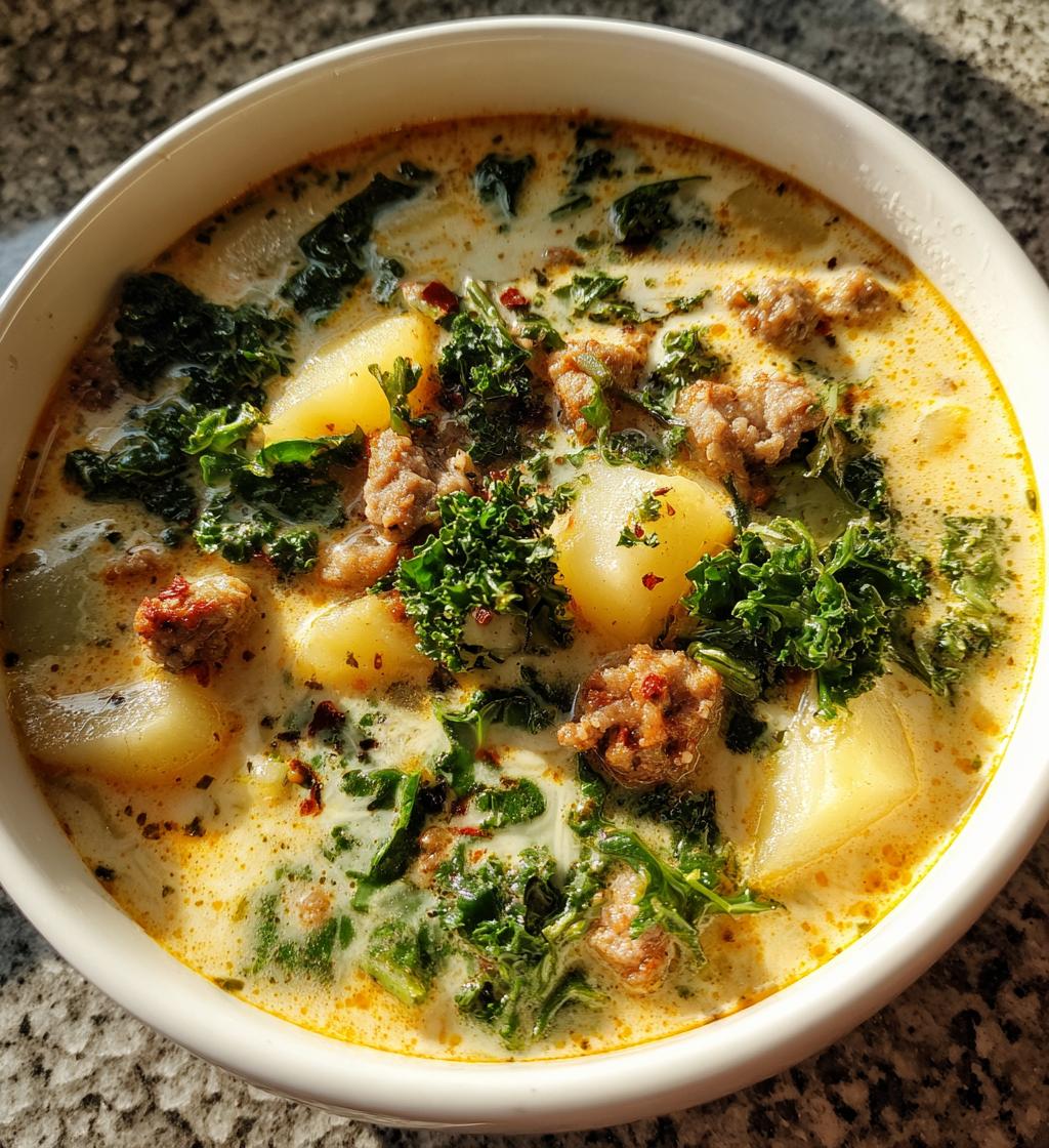 restaurant style zuppa toscana is a must try dish