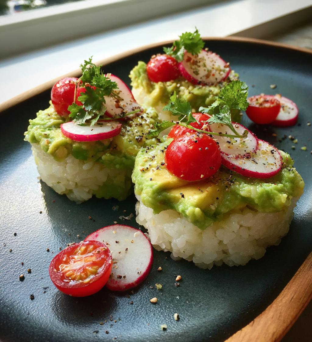 rice cakes with avocado recipe