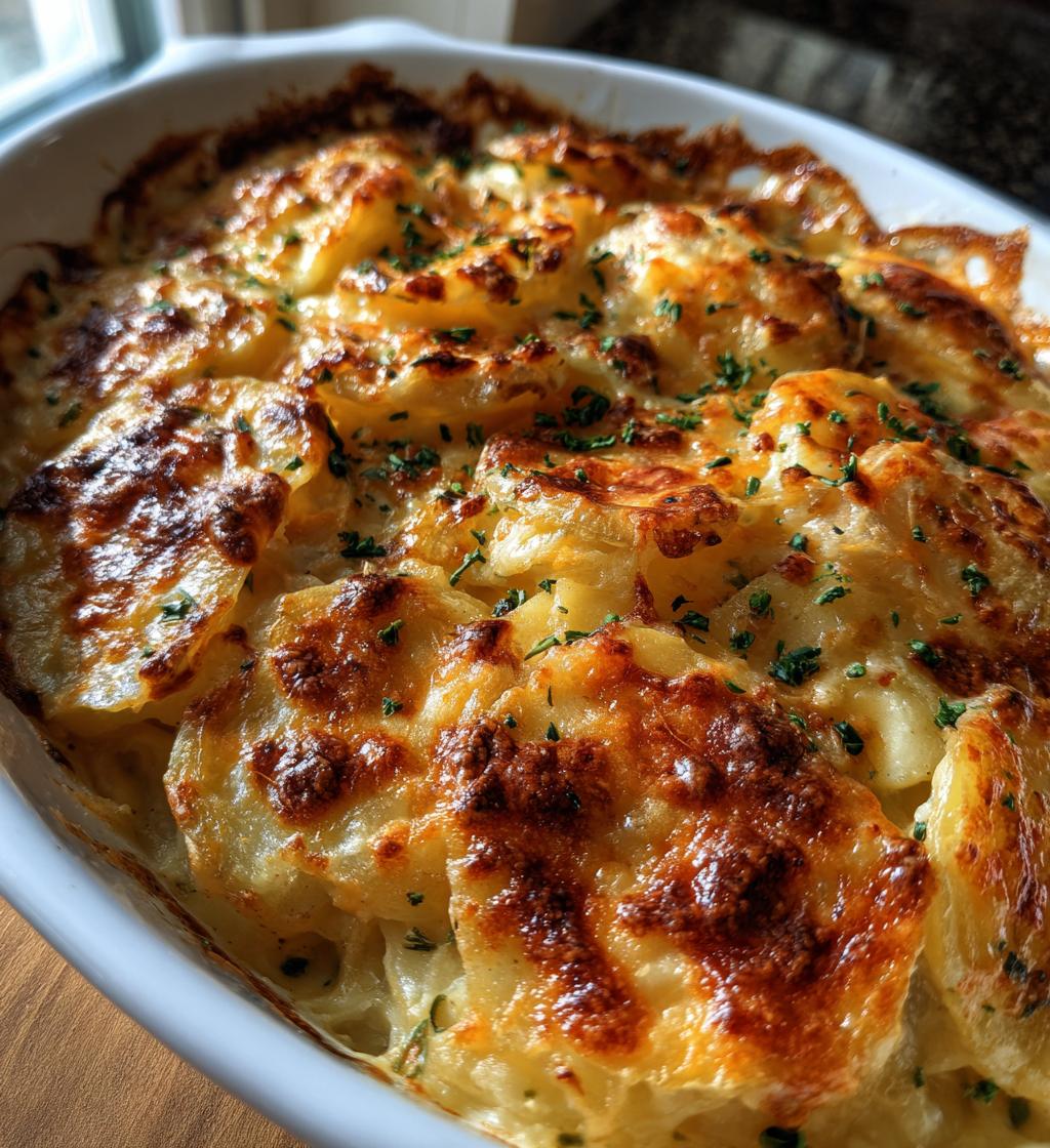 scalloped potatoes are a delicious side dish - detail 1