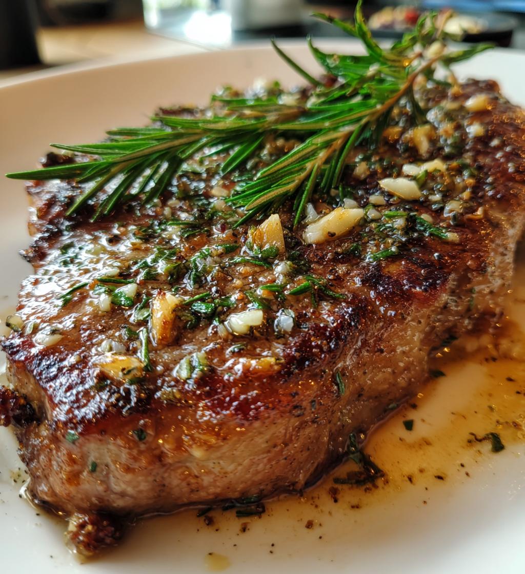 seared chuck eye steak is a delicious dinner option