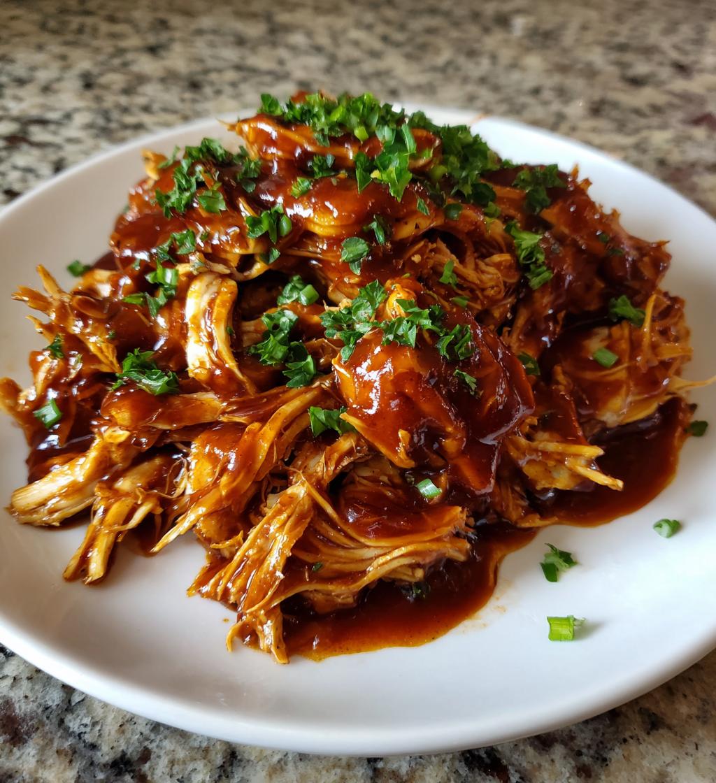 shredded chicken crockpot bbq recipe