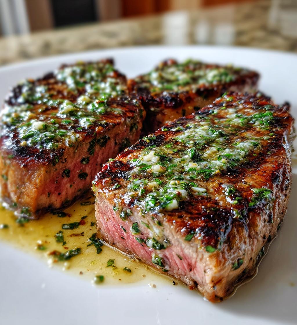 sirloin steak with herb butter recipe - detail 1