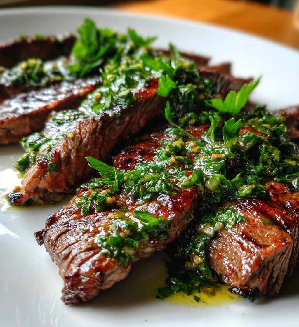 skirt steak chimichurri recipe