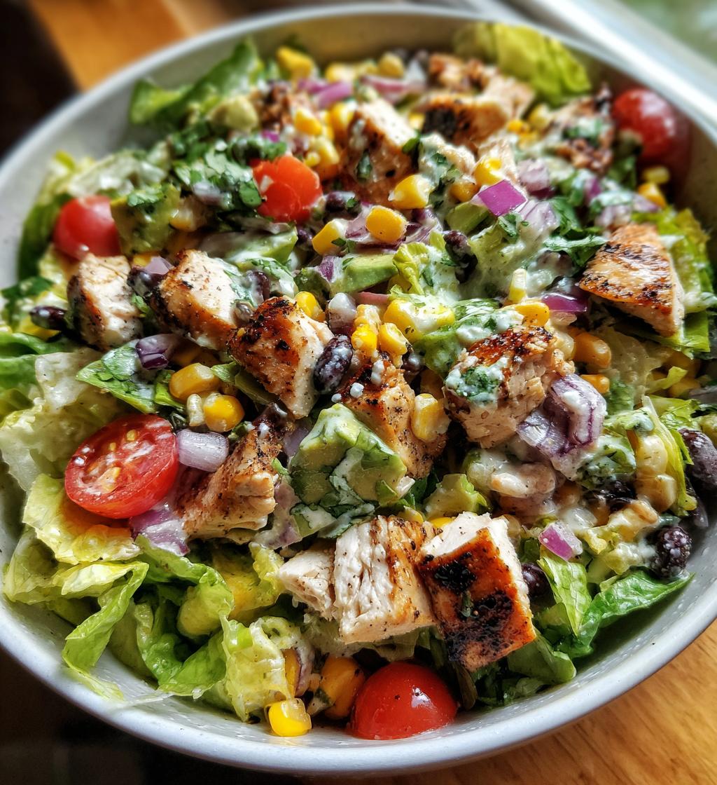 southwestern chopped chicken salad recipe