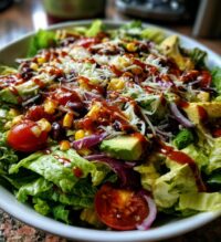 spicy southwest salad is a delicious healthy choice