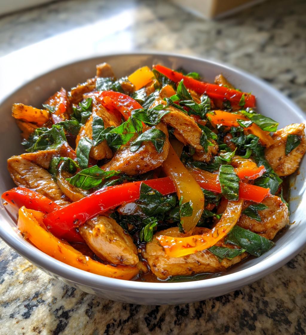 thai basil chicken recipe