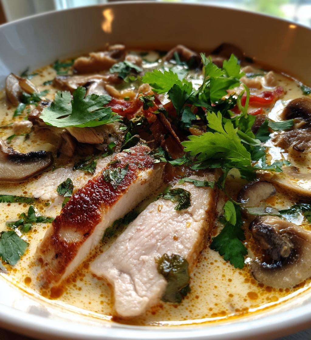 turkey tom kha gai is a delicious soup recipe