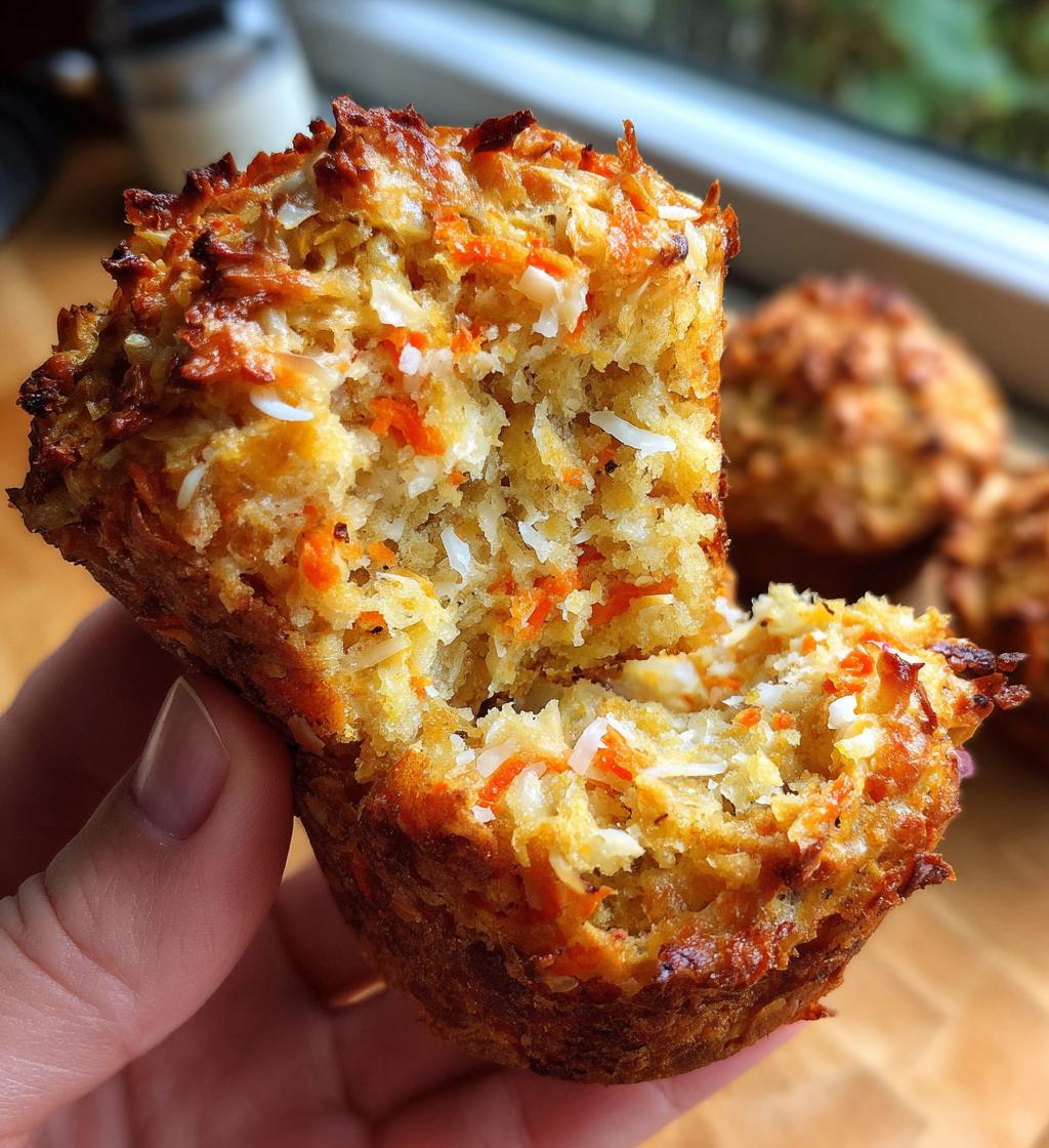 vegan carrot coconut muffins gluten free recipe