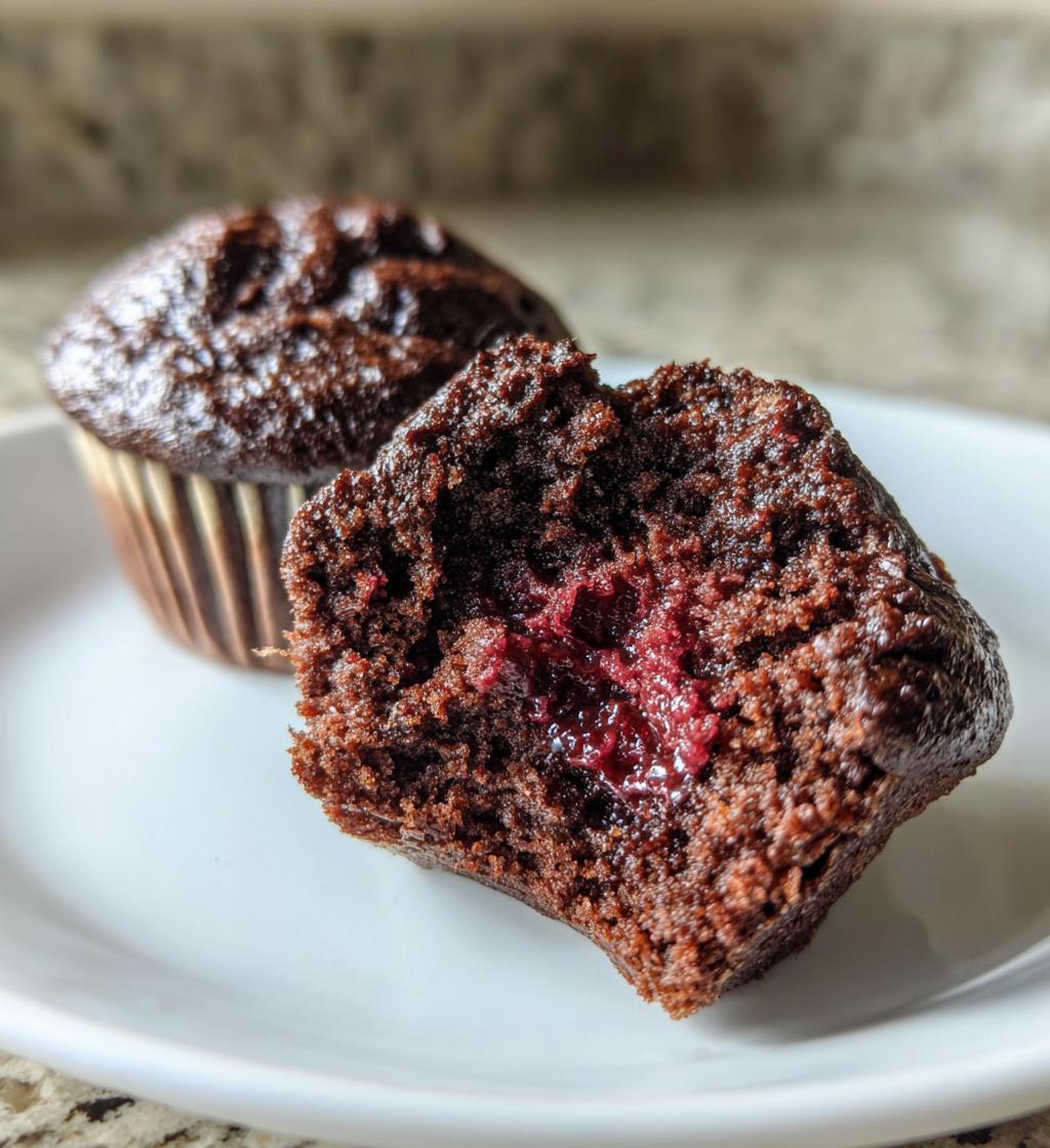 vegan chocolate beet muffins gluten free