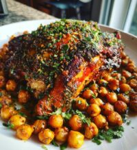 zaatar roasted chicken with chickpeas recipe