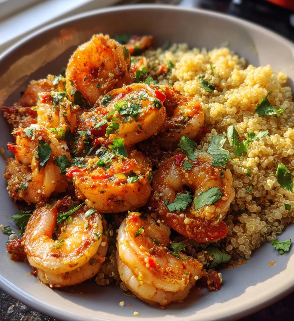 20 minute chili lime shrimp with quinoa