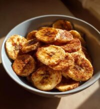 air fryer banana chips
