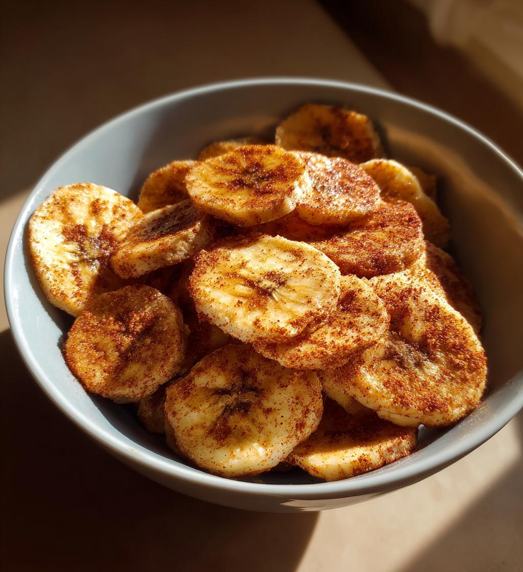 air fryer banana chips