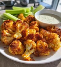 air fryer cauliflower buffalo wings