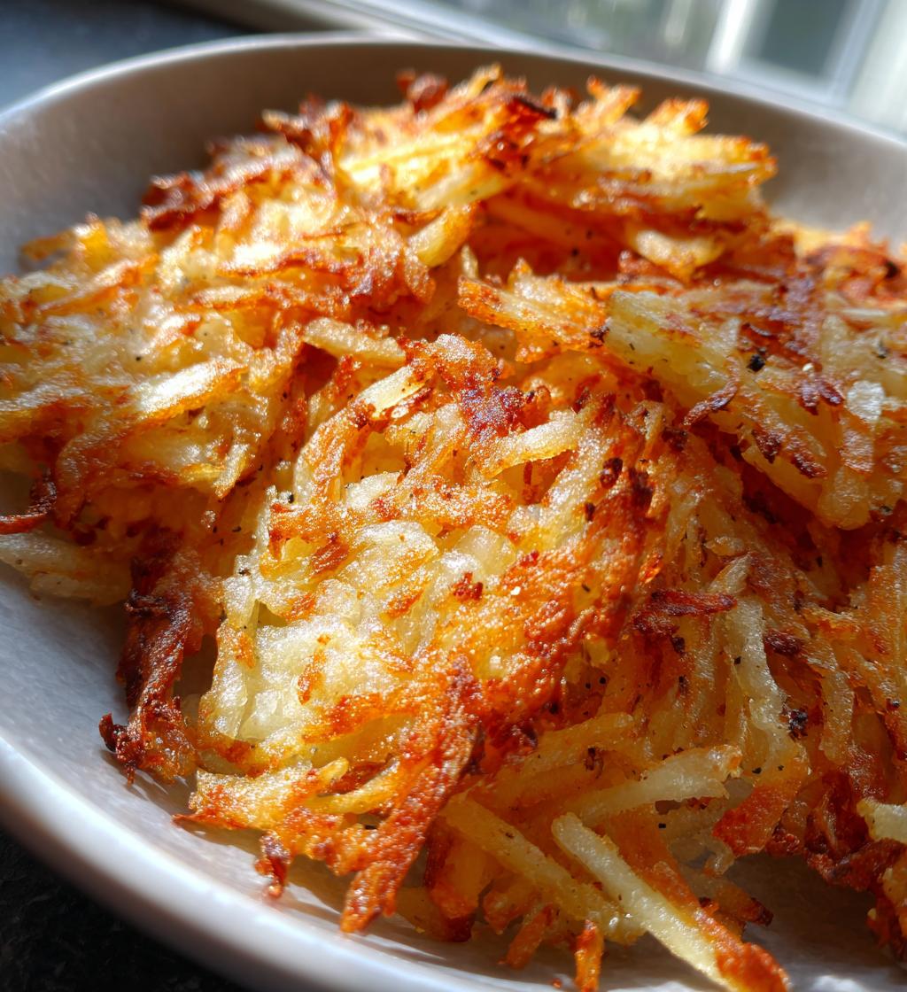 air fryer hash browns - detail 1
