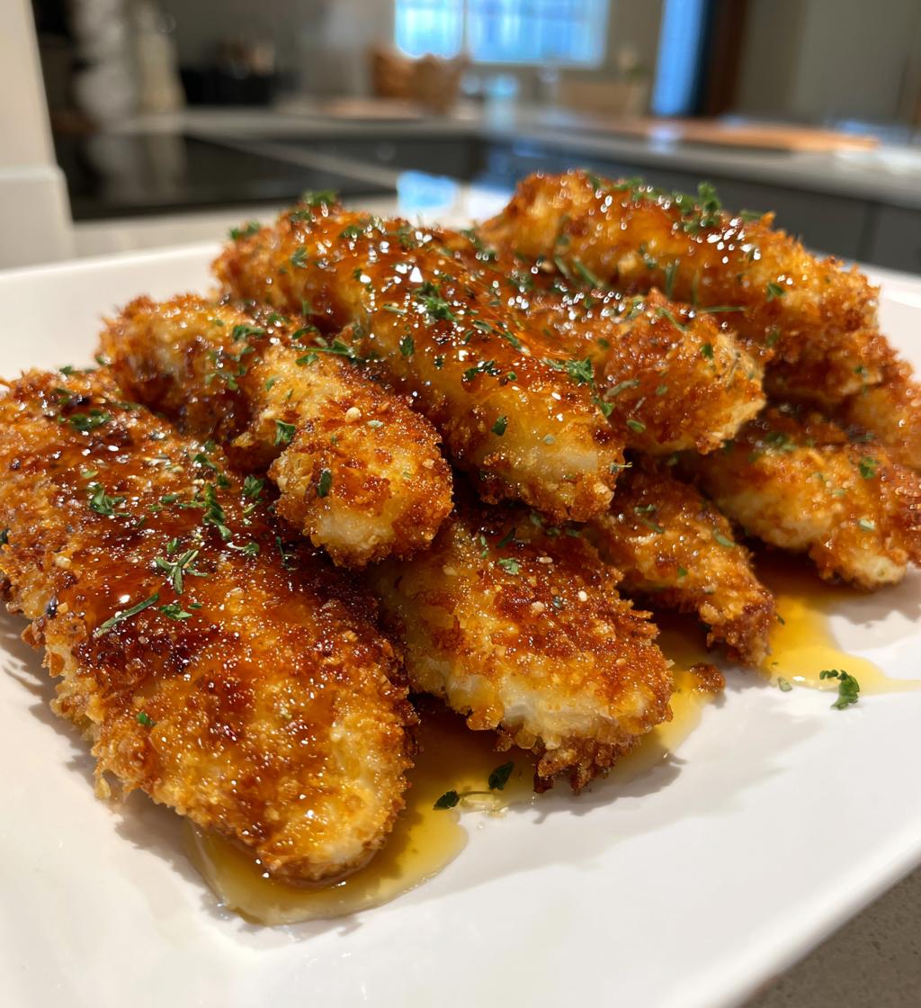 air fryer honey butter garlic chicken tenders
