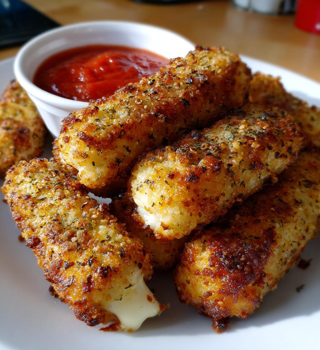 air fryer mozzarella sticks