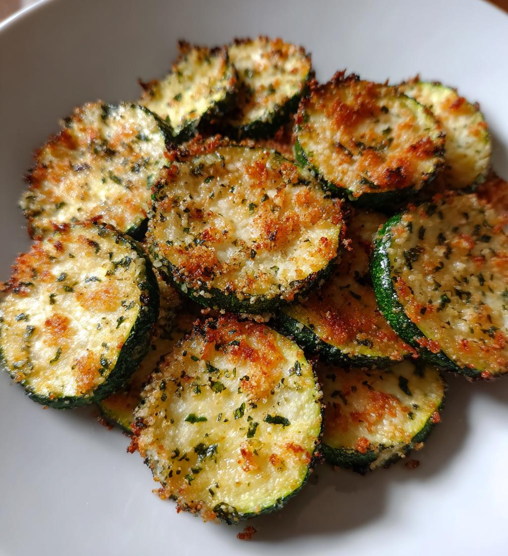 air fryer zucchini - detail 1