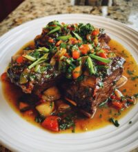 apple cider braised short ribs