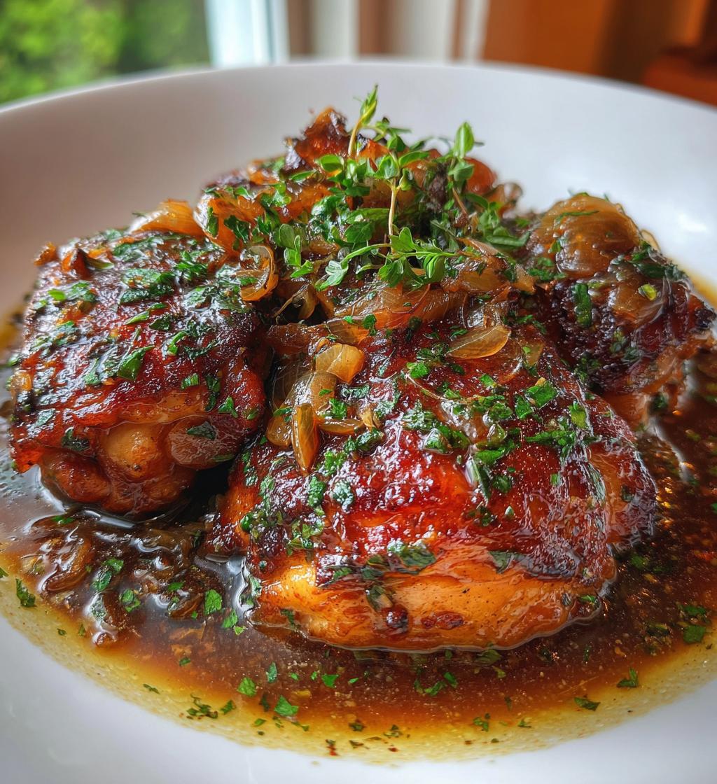 apple cider vinegar braised chicken