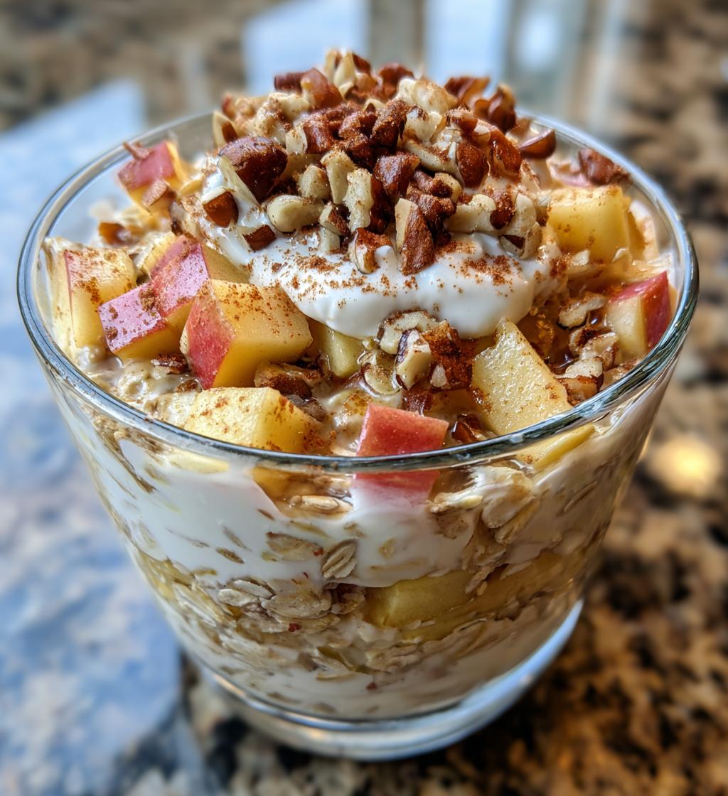 apple cinnamon overnight oats