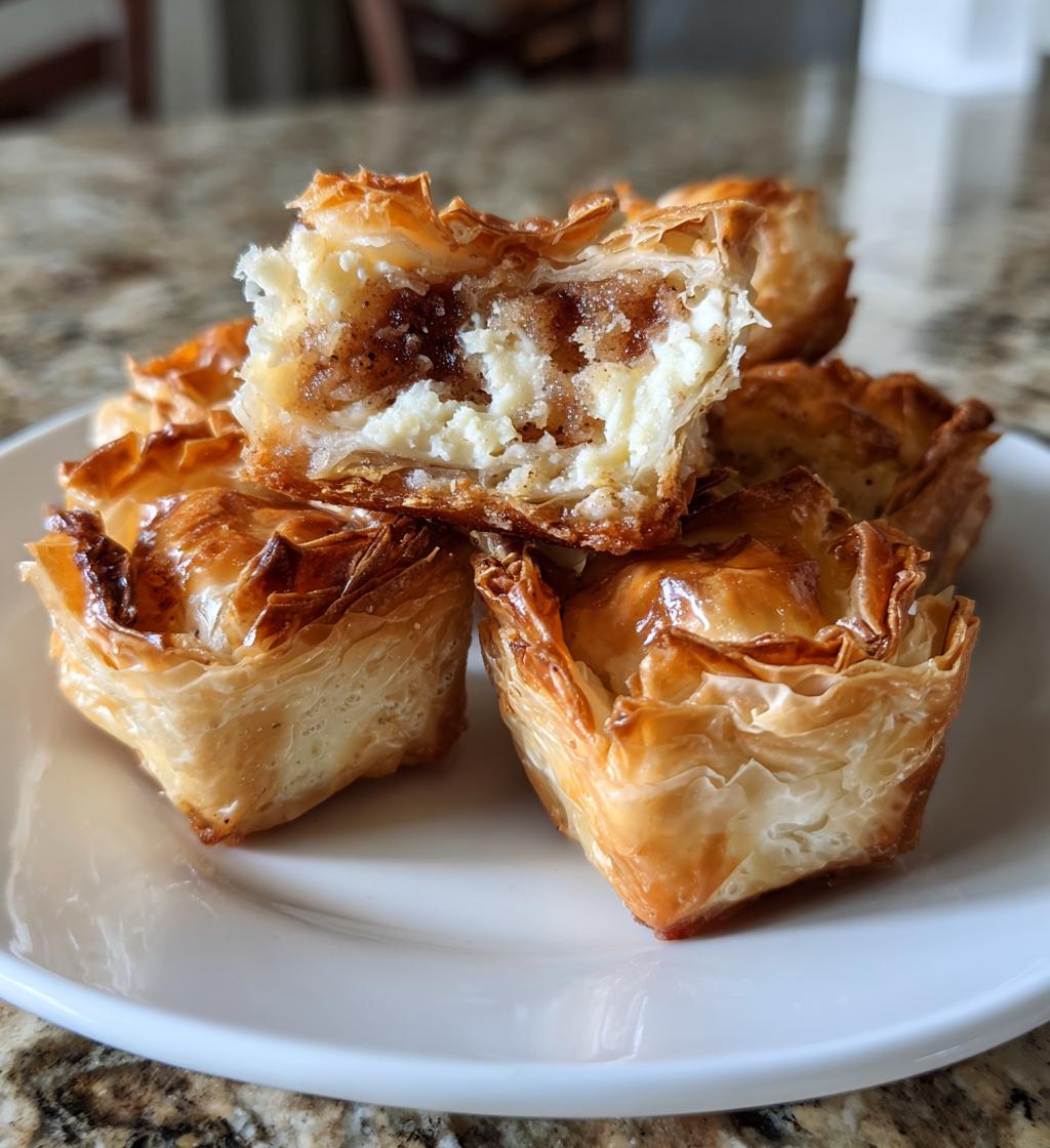 apple pie cheesecake bites - detail 1