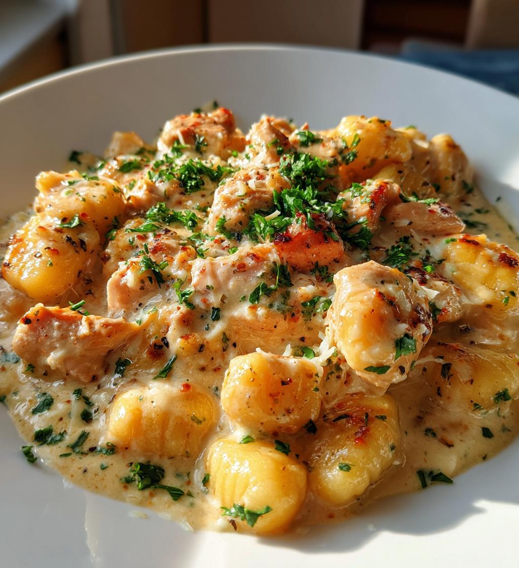 asiago chicken gnocchi