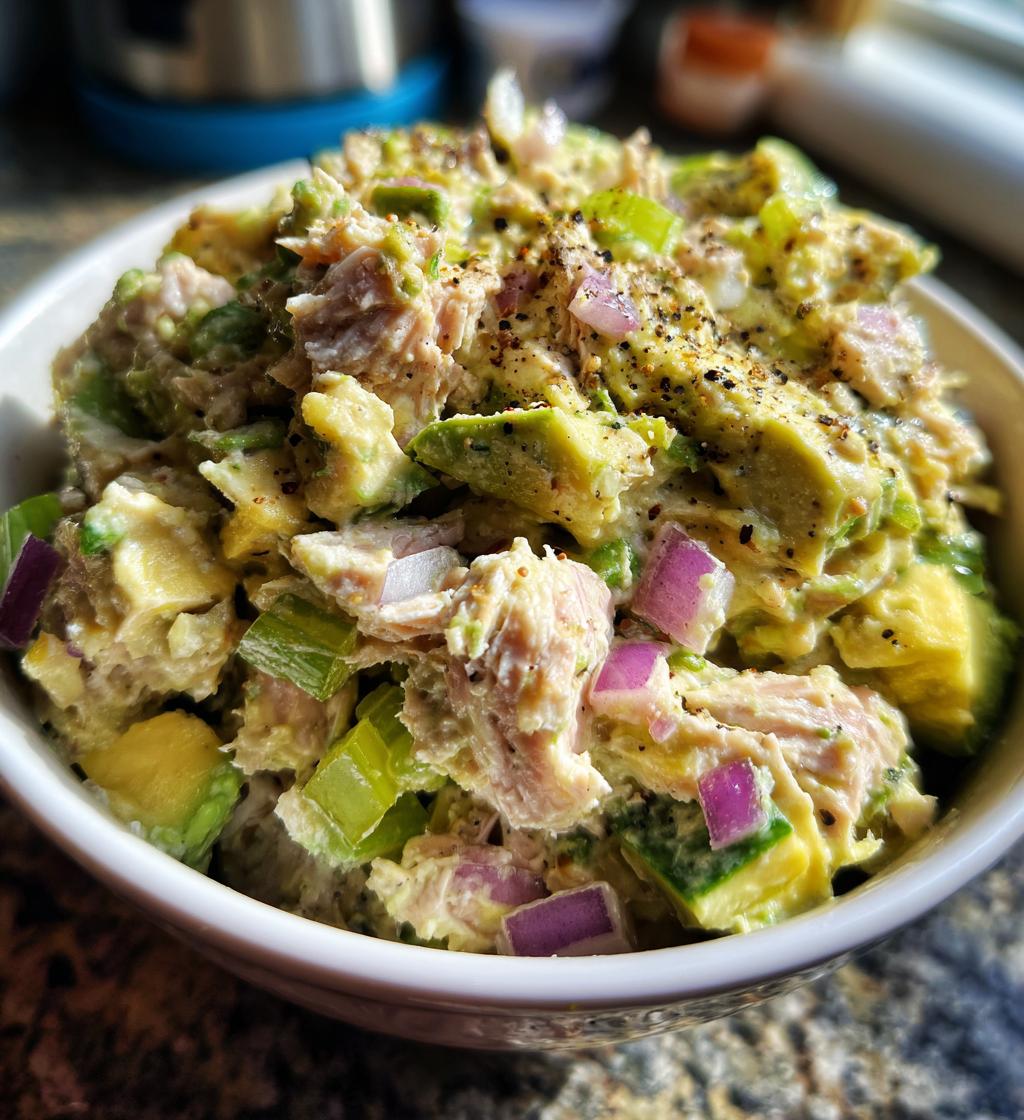 avocado tuna salad blend