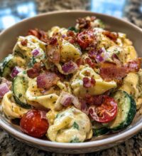 bacon ranch tortellini salad