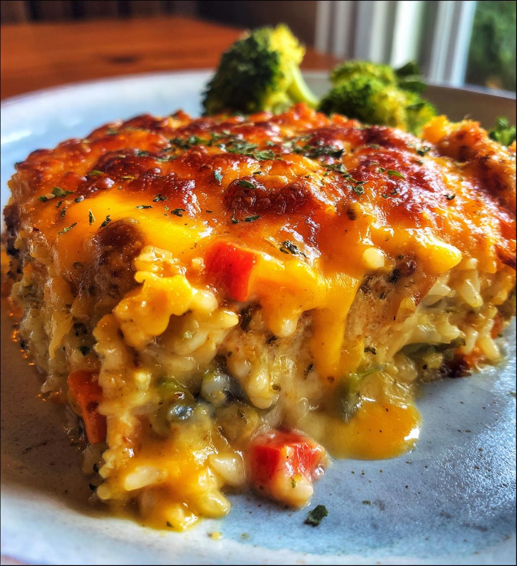 baked cheesy chicken casserole