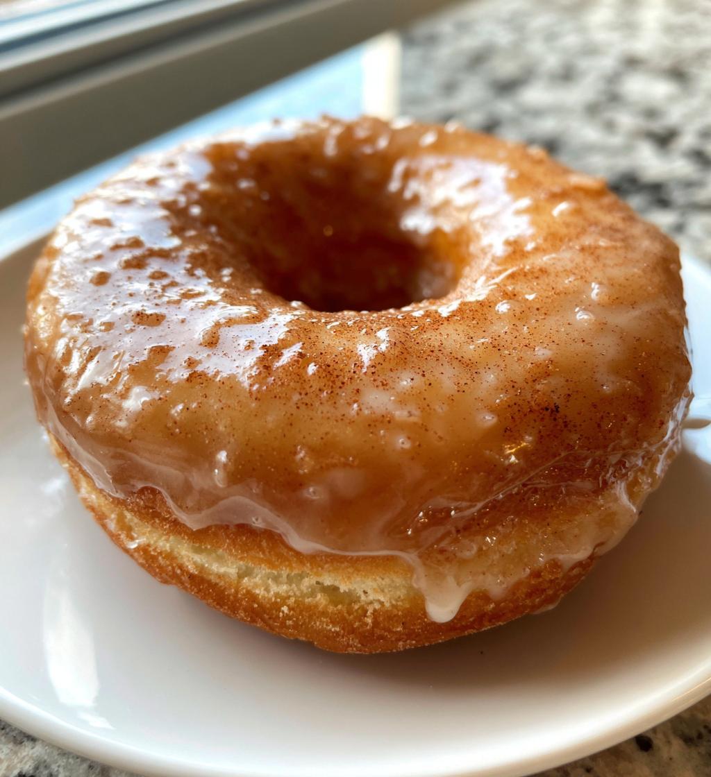 baked maple donuts with maple glaze - detail 1