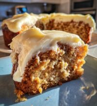 banana bread cake with cream cheese frosting