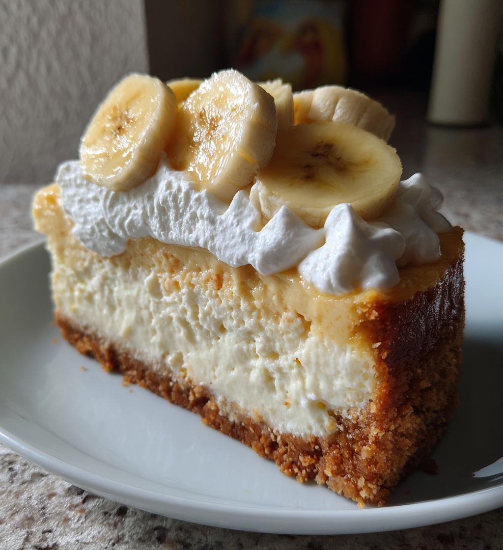 banana cream cheesecake