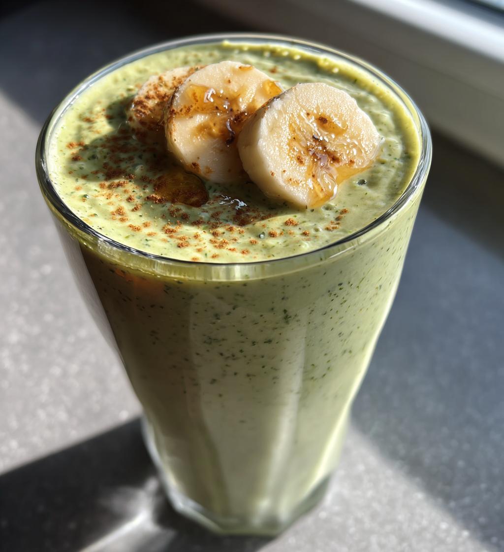 banana matcha smoothie