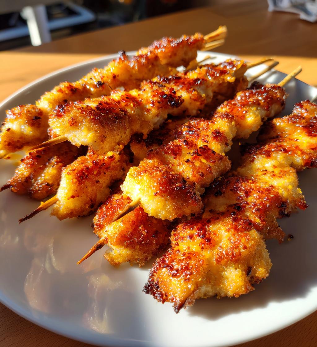 bang bang chicken skewers - detail 1