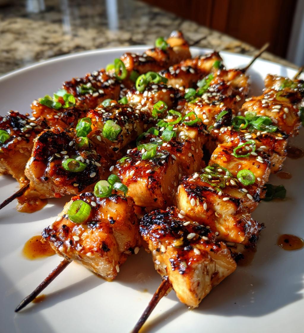 bang bang chicken skewers