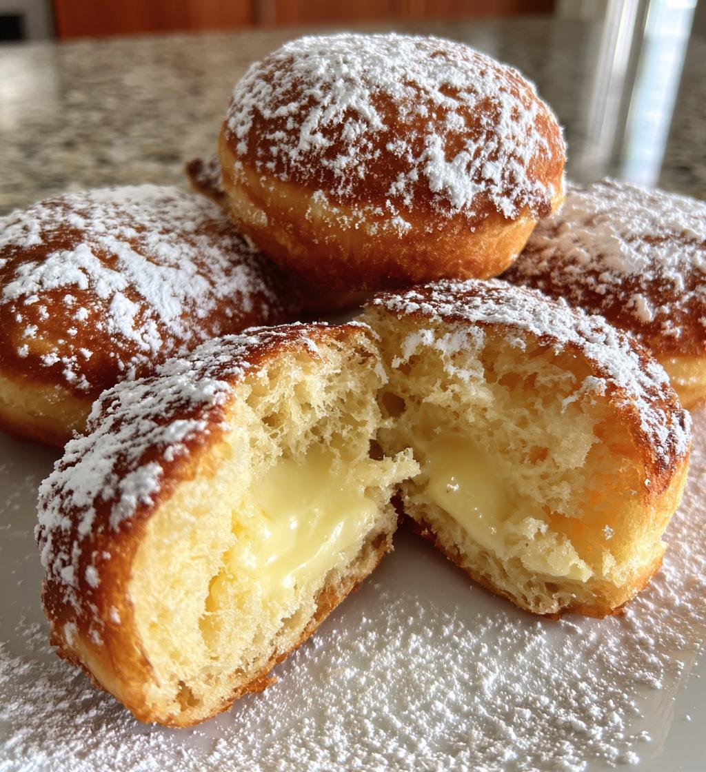 bavarian cream doughnuts