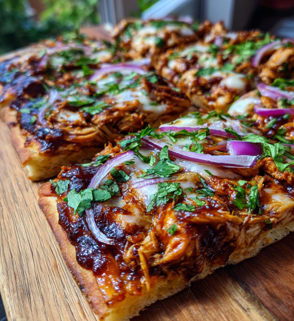 bbq chicken flatbread