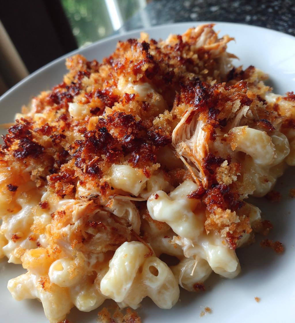 bbq chicken mac and cheese