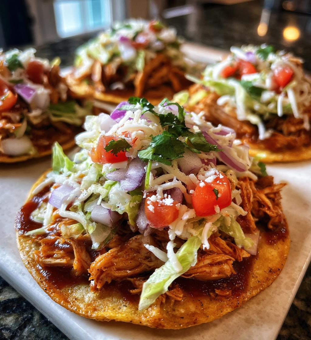 bbq chicken tostadas