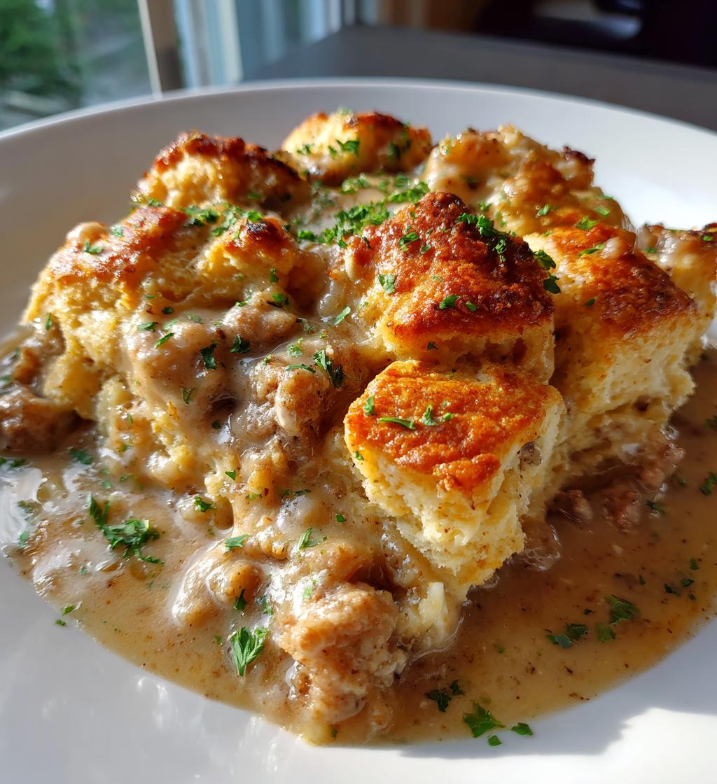biscuits and gravy casserole - detail 1