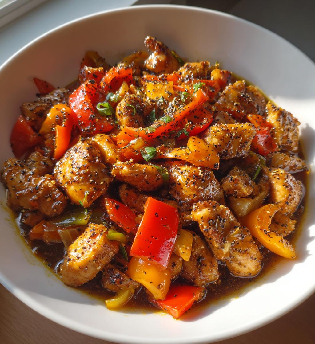 black pepper chicken
