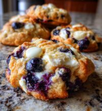 blueberry cheesecake cookies