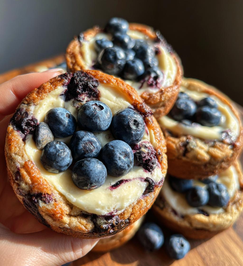 blueberry cheesecake swirl cookies - detail 1