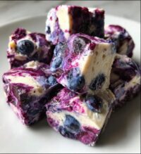 blueberry swirl yogurt bites
