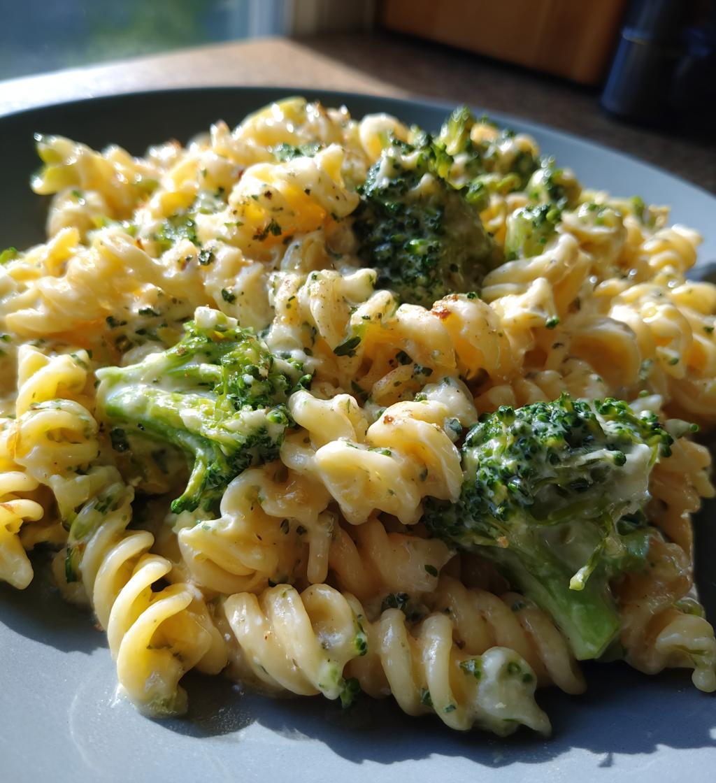 boursin cheese pasta with broccoli - detail 1